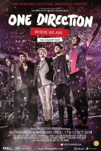 One Direction: Where We Are – The Concert Film (2014) poster