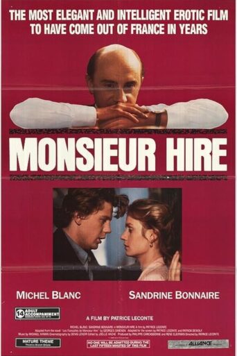 Monsieur Hire (1989) poster